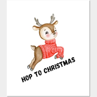 Hop to Christmas, Christmas humor Posters and Art
